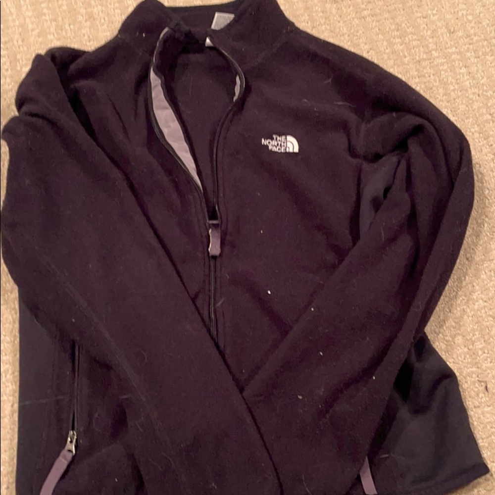 Black north face fleece - size medium